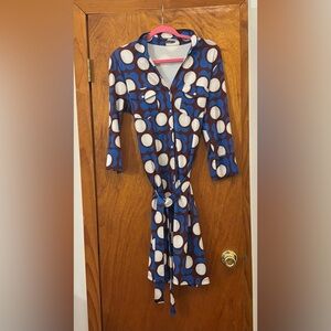 J. McLaughlin Brynn Malmo Poppy Catalina Cloth Button Down Shirtdress